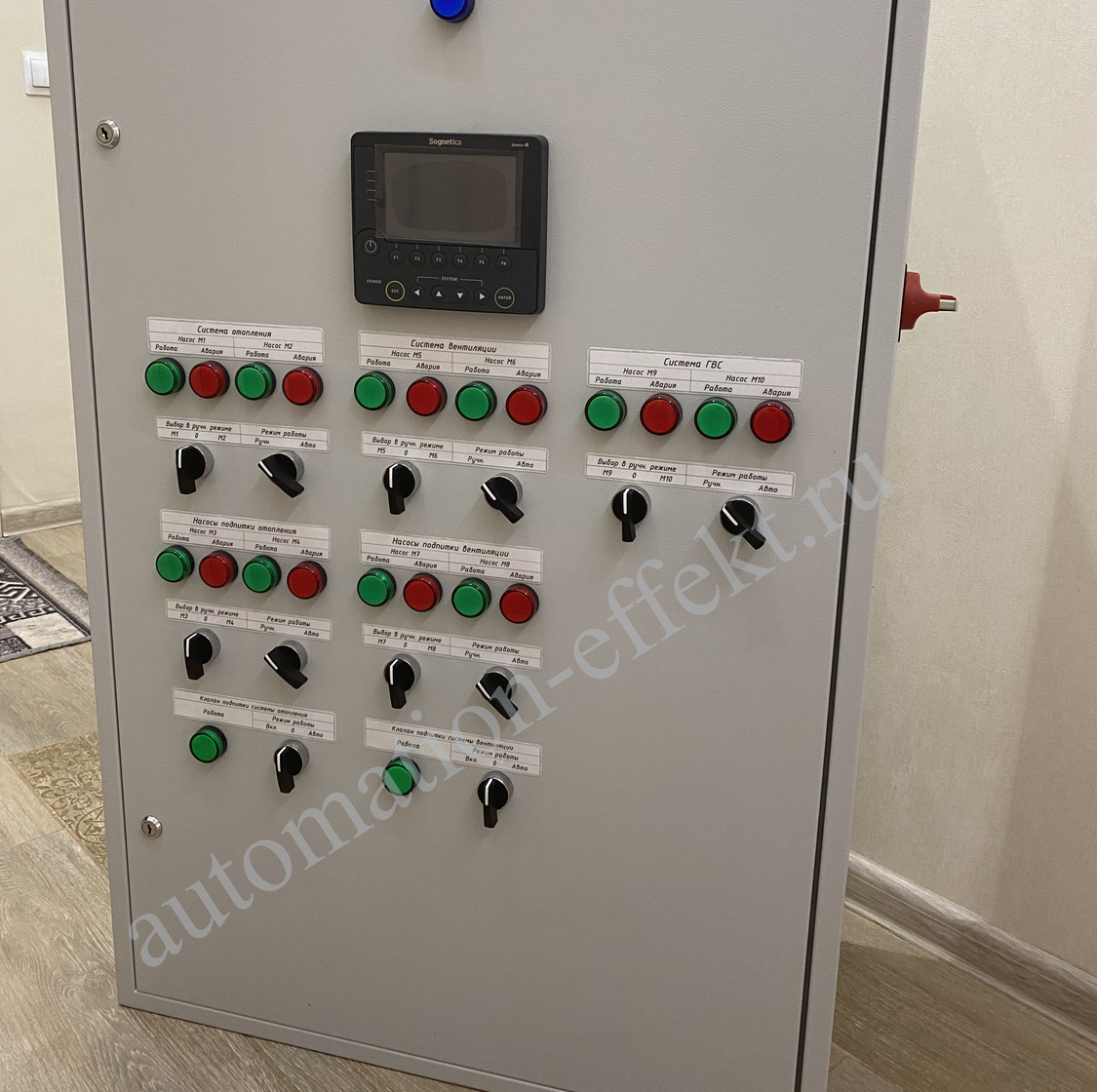 ШУТП Шкаф управления тепловым пунктом