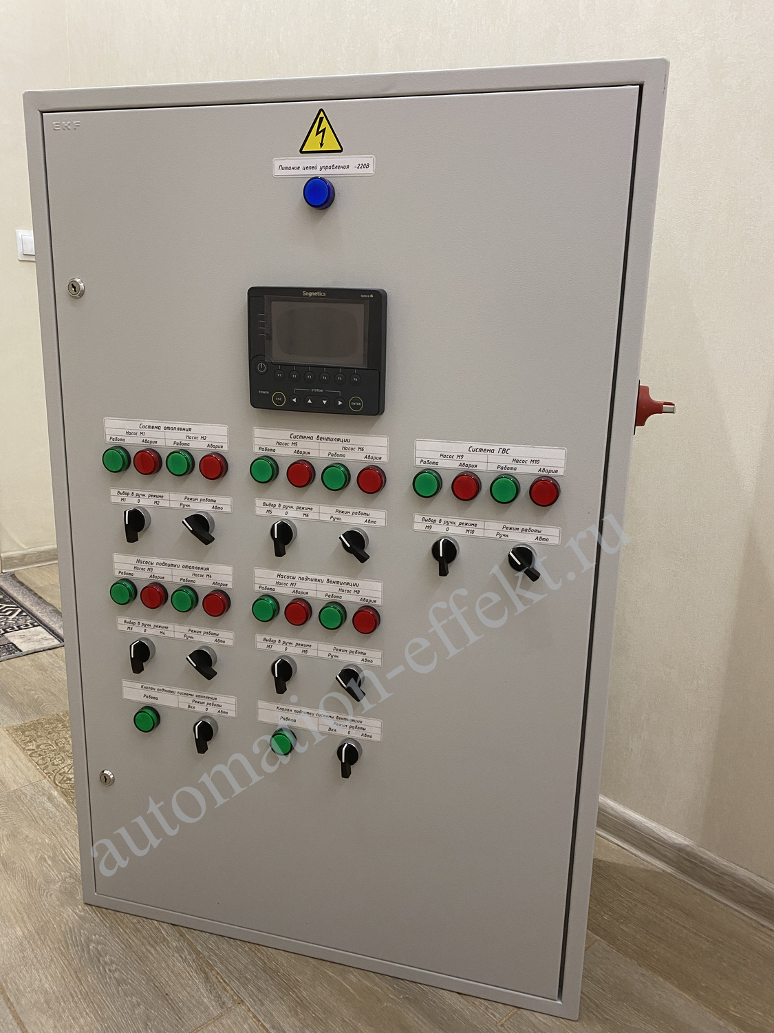 Шкаф управления индивидуальным тепловым пунктом (ИТП)